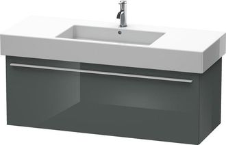 Duravit Duravit X-large M&oacute;dulo Mural 6054, 1 Caj&oacute;n, 1200mm, Para Vero, Color (frente/cuerpo): Laca De Alto Brillo Dolomiti Grey - Xl605403838