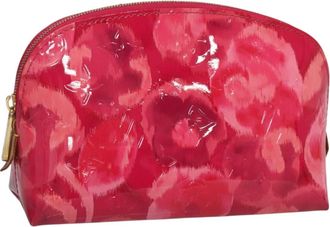 Louis Vuitton Cosmetic Case Limited Edition Monogram Vernis Ikat Pink Patent_Leather Bag (Pre-Owned)