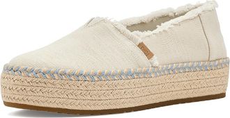 Toms Valencia Womens Shoes White Onyx : 10 B - Medium, Textile