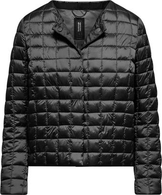 Bomboogie Chaqueta de plum&oacute;n brillante de nailon con cuello redondo - Jackets - Mujer - Negro - M