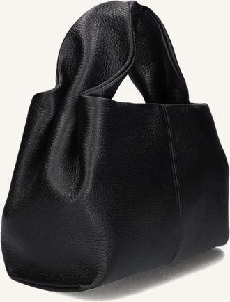 Notre-V Tassen, Dames, Zwart, ONE Size, Wol, Stijlvolle Zwarte Schoudertas Polly