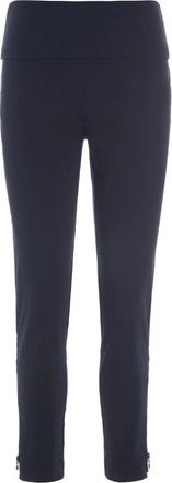 Bitte Kai Rand Stretchbroek met rits - Indigo - Dames - Slim Fit Broeken - Blauw - 2XL - Broeken