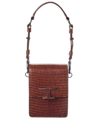 Tod's TodS Embossed Leather Crossbody