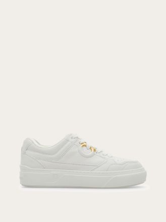 Ferragamo Women Gancini sneaker White Size 10.5