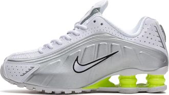 Nike Shox R4 - Dames - Hardloopschoenen - Grijs - 40 EU - Leer - Fitness