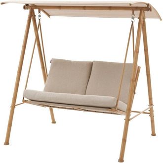 Hesperide Columpio De Jard&iacute;n Baroe Beige 170 X 129 X 213cm En Acero Y Texaline - Hesp&eacute;ride