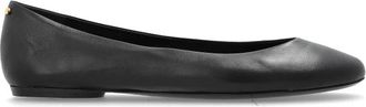 Lanvin Ballerina Flat - Dames - Ballerinas - Zwart - 35 EU - Leer - Schoenen