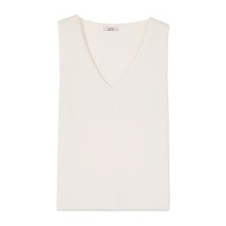 Oltre Tops, Dames, Wit, S, Nylon, Seamless Knit Top