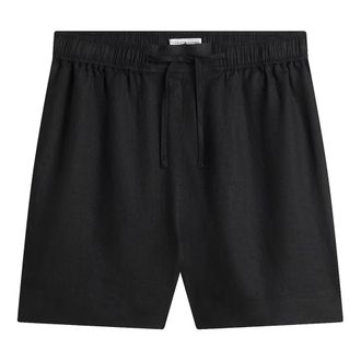 Tommy Hilfiger Short Shorts, female, Black, Size: XS Linen Pull-On Short