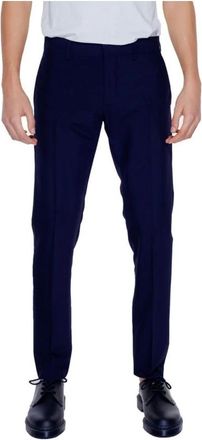 Antony Morato Tailored Fit Pantalon - Heren - Broeken - Blauw - Maat: 2XL Poliester