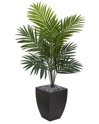 Nearly Natural 4.5Ft Kentia Palm Artificial Tree In Planter