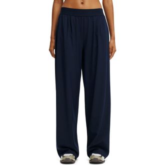 Cotton On Womens Active Studio Woven Elastic Pant in Prep Sport Navy at Nordstrom, Size Xx-Small