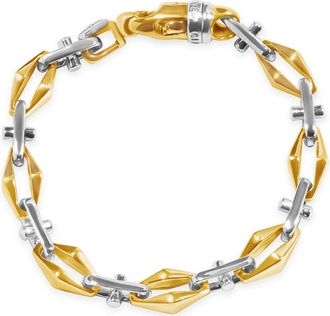 Pompeii3 Mens Link 14k Gold (48gram) or Platinum (77gram) 7-8.5mm Bracelet 9