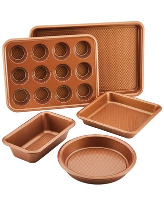 Ayesha Dnu Ayesha Curry Bakeware Nonstick Bakeware Set, 5Pc