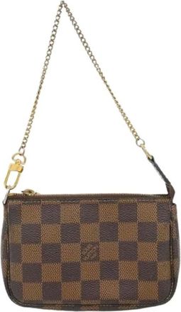 Louis Vuitton Pre-owned Mini Bags, female, Brown, Size: ONE SIZE Pre-owned Pouch