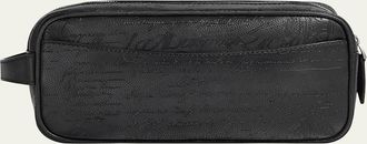 Berluti Mens Formula 1003 Scritto Leather Toiletry Pouch