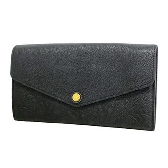 Louis Vuitton Noir Long Wallet (Bi-Fold) (Pre-Owned)