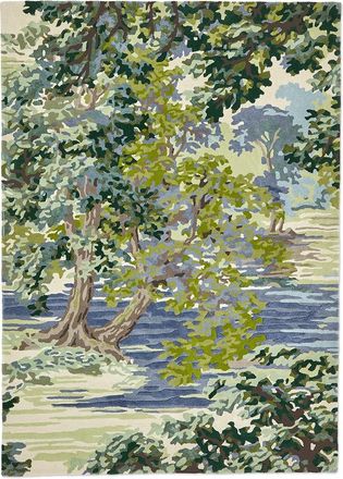 Sanderson Designer Teppich Ancient Caopy Forest/Green - handgetuftet, aus 100% reiner Schurwolle