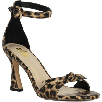 Shushop Emelie Ankle Strap Sandal in Leopard Print at Nordstrom Rack, Size 7.5