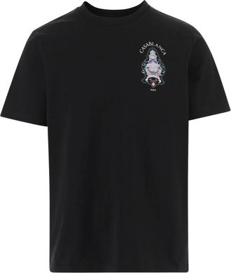 Casablanca T-shirts - Heren - T-shirts - Zwart - S - Katoen - Tops