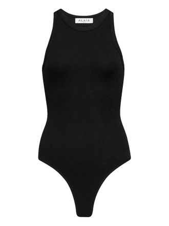 Alaia Sculpting Rib Jersey Bodysuit