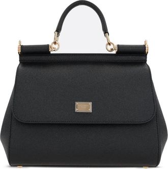 Dolce & Gabbana Large Sicily Handbag In Dauphine Calfskin