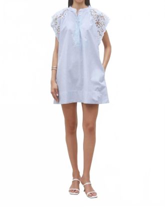 Suncoo Cidji Mini Dress In Bleu