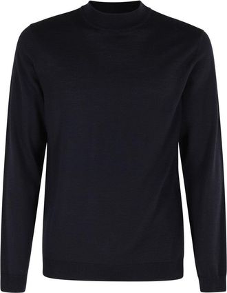 Roberto Collina Long-Sleeve Round Neck Wool Sweater