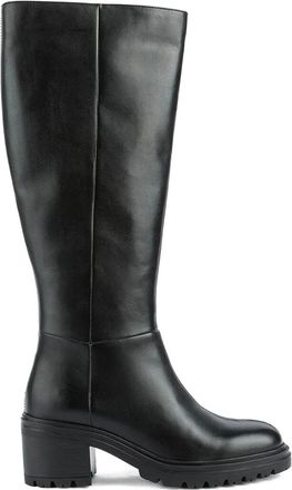 Geox Kniehoge laarzen met blokhak - Zwart