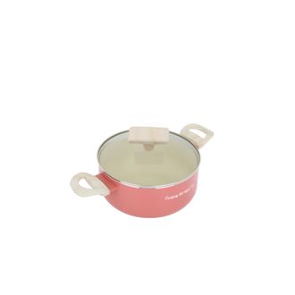 KASANOVA Mini casseruola 12 cm corallo Cooking Therapy con coperchio