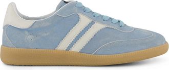 Giorgio lichtblauw wit sneakers laag Giorgio met blauwe veters