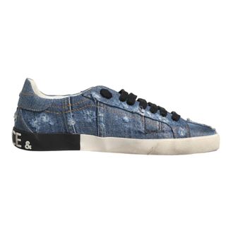 Dolce & Gabbana Sneakers, male, Blue, Size: 11 US Low Top Sneakers