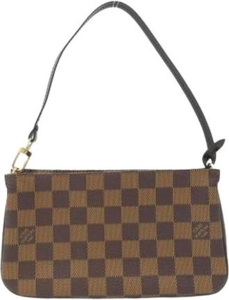 Louis Vuitton Pre-owned Clutches, female, Brown, Size: ONE SIZE Pre-owned Vintage Pouch