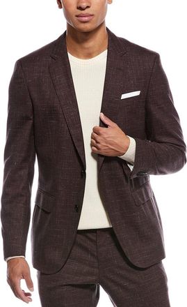 HUGO BOSS Hutson Wool & Linen-Blend Suit Jacket