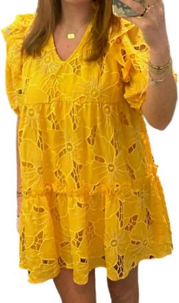 BuddyLove Ensley Mini Dress In Yellow