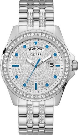 Guess GW0218G1 Mens Comet Watch - Silver - One Size