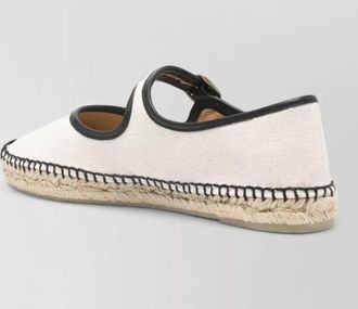 Castaner leather strap ballerina shoes