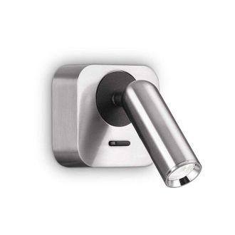 Ideal Lux Applique Moderna Bean Square Metallo Cromo Led 3W 3000K Luce Calda