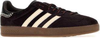 adidas Unisex Chocolate Calf Hair Adidas X Wales Bonner Gazzelle Sneakers Aurora Coffee-Wonder White-Core Black Coffee/wonder White/core