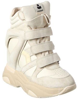 Isabel Marant Balskee Leather & Suede Sneaker