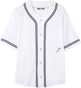 Jacquemus Het Baseball shirt - Heren - T-shirts - Wit - S - Katoen - Tops
