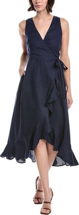 Tommy Bahama Coastalina Linen Midi Wrap Dress