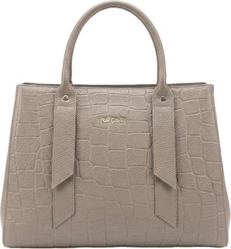 Pierre Cardin Lumina Chic Handtas - Dames - Handtassen - Beige - ONE Size - Leer - Tassen