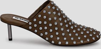 Jil Sander Stud-embellished Mules