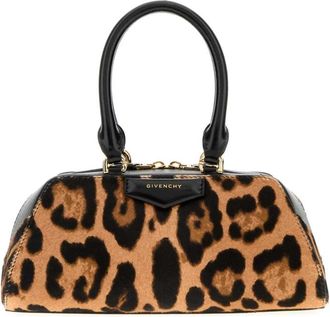 Givenchy Leopard Print Antigona Mini Satchel