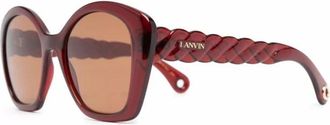 Lanvin Zonnebril - Dames - Zonnebrillen - Bruin - 54 MM - Accessoires