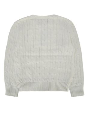 Polo Ralph Lauren Cable-Knit Cotton Sweater - White