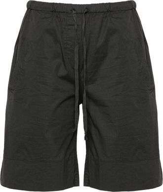 Kristensen Du Nord drawstring-waist cotton blend shorts - women - Elastane/Cotton - 0 - Grey