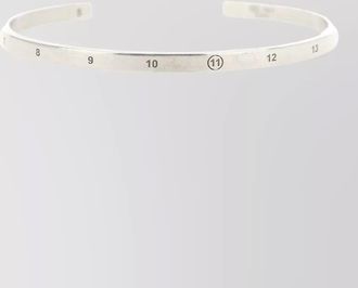 Maison Margiela silver numeric bangle bracelet