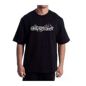 Off-white Logo-print T-shirt - male - Off White - T-Shirts - Black - M - Tops